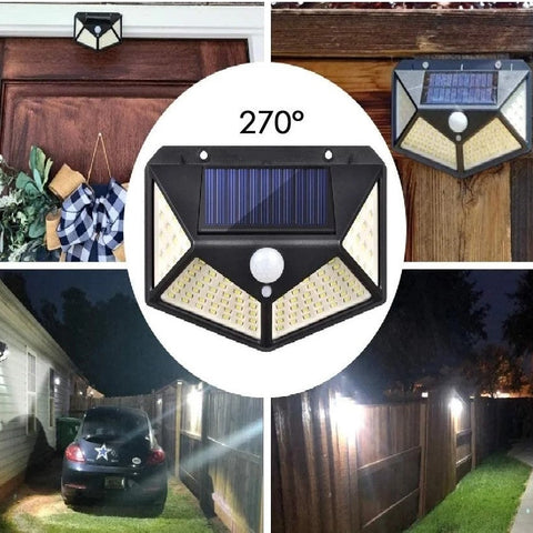 Lampara Exteriores Con Panel Solar